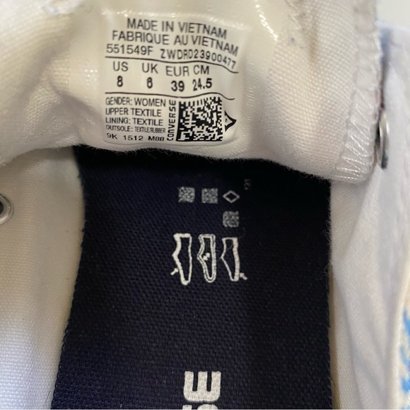 Converse low top watercolor flowers floral 8 - Picture 6 of 9